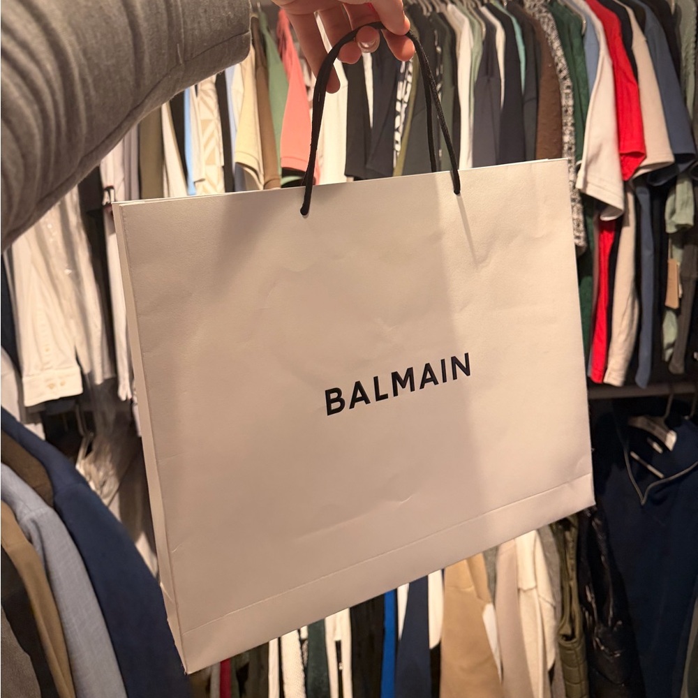 NWT Balmain Black Zippered Sweatshirt - Picture 6 of 6